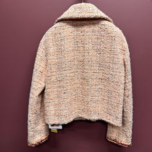 Load image into Gallery viewer, Chanel Virginie Viard Peach Tweed Jacket SS21 Size36