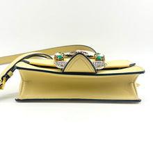 Load image into Gallery viewer, MiuMiu Raffia Madras Crystal Embellished Lady Shoulder Bag TWS