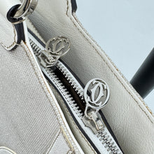 Load image into Gallery viewer, Cartier Canvas White Tote Handbag