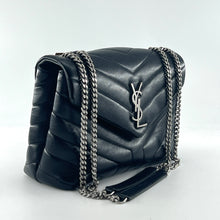 Load image into Gallery viewer, Saint Laurent Black Loulou Shoulder Bag TWS