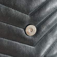 Load image into Gallery viewer, Saint Laurent Black Loulou Shoulder Bag TWS