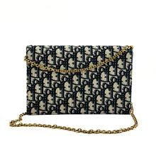 Load image into Gallery viewer, Christian Dior Oblique Saddle Wallet on Chain