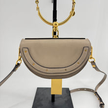 Load image into Gallery viewer, Chloe Taupe Leather Nile Bracelet Bag