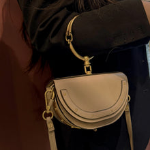 Load image into Gallery viewer, Chloe Taupe Leather Nile Bracelet Bag