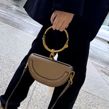 Load image into Gallery viewer, Chloe Taupe Leather Nile Bracelet Bag
