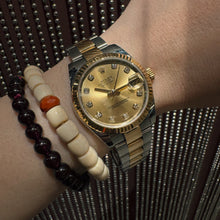 Load image into Gallery viewer, Rolex Datejust 31mm Champagne Gold with 10 Diamonds