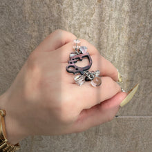 Load image into Gallery viewer, Dior Mother of Pearl Charm Ring