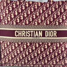 Load image into Gallery viewer, Dior Oblique Large Book Tote Burgundy