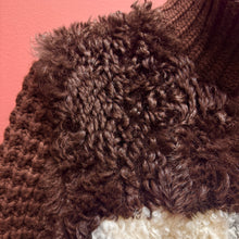 Load image into Gallery viewer, Fendi Lamb Leather/ Cashmere Sweater Jacket