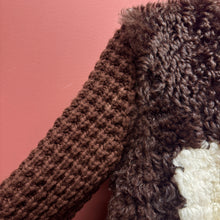 Load image into Gallery viewer, Fendi Lamb Leather/ Cashmere Sweater Jacket