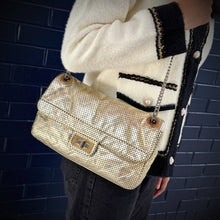 Load image into Gallery viewer, Chanel 2.55 Metallic Leather Drill Flap Bag TWS
