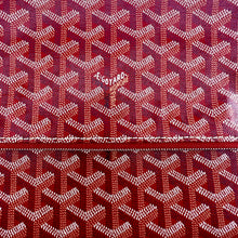 Load image into Gallery viewer, GOYARD Goyardine Sainte Marie Soft Clutch Red