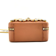Load image into Gallery viewer, D&G Grained Calfskin Dauphine Crystal Embellished Box Bag