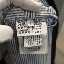 Load image into Gallery viewer, Moncler gum blue hybrid down knit jacket size 2 TWS