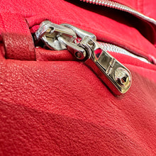 Load image into Gallery viewer, Miumiu Red Lambskin Leather Jacket