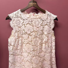 Load image into Gallery viewer, Valentino Pink Lace Bow Dress