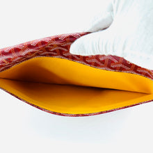 Load image into Gallery viewer, GOYARD Goyardine Sainte Marie Soft Clutch Red