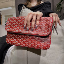 Load image into Gallery viewer, GOYARD Goyardine Sainte Marie Soft Clutch Red