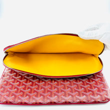 Load image into Gallery viewer, GOYARD Goyardine Sainte Marie Soft Clutch Red