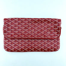 Load image into Gallery viewer, GOYARD Goyardine Sainte Marie Soft Clutch Red