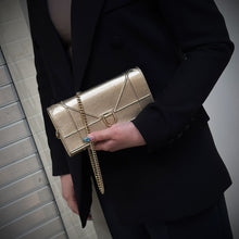 Load image into Gallery viewer, Christian Dior Diorama Croisière patent leather Wallet on Chain TWS