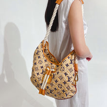Load image into Gallery viewer, LOUIS VUITTON Limited Edition Tan Nylon Monogram Bulles PM Bag