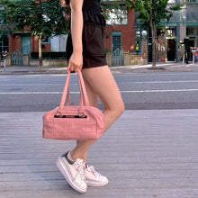 Load image into Gallery viewer, Chanel Pink LAX Square Quilted Bowler Bag