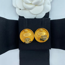 Load image into Gallery viewer, Chanel vintage gold ear clips
