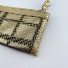 Load image into Gallery viewer, Burberry gold clutch TWS