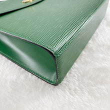 Load image into Gallery viewer, Louis Vuitton Green Leather Marlesherbes Bag