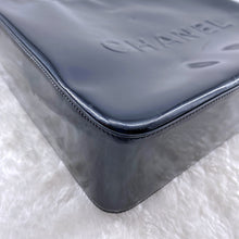 Load image into Gallery viewer, Chanel Black Patent Leather Tote Bag