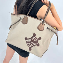 Load image into Gallery viewer, Celine Big Logo Vintage Tote