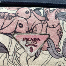 Load image into Gallery viewer, Prada Printed Textured-leather Cardholder