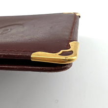 Load image into Gallery viewer, Cartier Must De Cartier Leather Small Wallet po