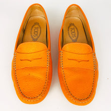 Load image into Gallery viewer, Tod's orange flat shoes