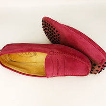 Load image into Gallery viewer, Tod's red flat shoes