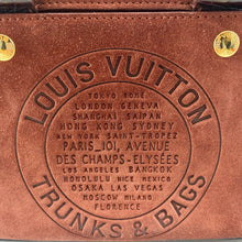 Load image into Gallery viewer, Louis Vuitton Havane brown suede stamped trunk PM Boston speedy TWS