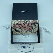 Load image into Gallery viewer, Prada Printed Textured-leather Cardholder