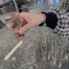 Load image into Gallery viewer, Tiffany Blue Heart Tag Bead Bracelet