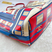 Load image into Gallery viewer, Chanel No.5 Vintage Flower Pattern Red Tote