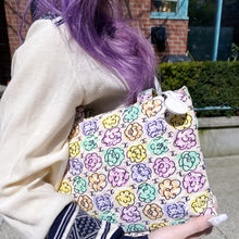Load image into Gallery viewer, Chanel Vintage Flower CC Loge tote