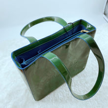 Load image into Gallery viewer, Chanel Green Patent Leather Tote Bag