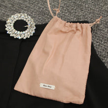 Load image into Gallery viewer, Miu Miu Crystal black shorts