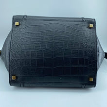 Load image into Gallery viewer, Celine Black Leather Medium Phantom Luggage Tote