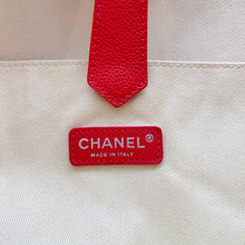 Load image into Gallery viewer, Chanel No.5 Vintage Flower Pattern Red Tote