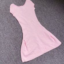 Load image into Gallery viewer, Chanel pink flower dress