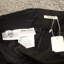 Load image into Gallery viewer, Miu Miu Crystal black shorts