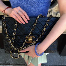 Load image into Gallery viewer, Chanel Vintage Large Logo Classic Flap Bag Maxi TWS POP