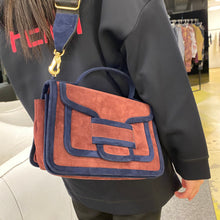 Load image into Gallery viewer, Pierre Hardy Alpha Bi-Colour Suede Shoulder Bag