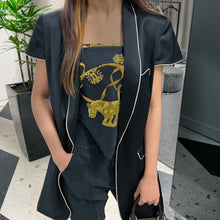 Load image into Gallery viewer, Dolce&Gabbana 100% silk short sleeves top